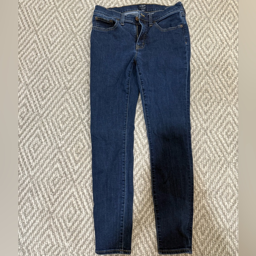 Jcrew skinny mid rise jeans, 28